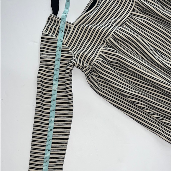 Vignette Black and White Striped Dress - Picture 9 of 9